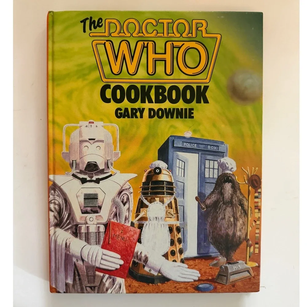 The Doctor Who Cookbook 1985 Gary Downie 1st Edition Hardcover Sci-Fi BBC